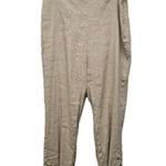 J.Jill Love Linen Stretch Women’s Size XS Beige Cropped Linen Pants Photo 0