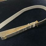 Lilly Pulitzer Lily Pulitzer Gold Textured Skinny Accent Belt Size XS/S Photo 0