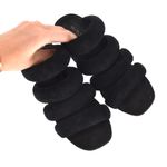 Kelsi Dagger Brooklyn Mell Heeled Sandals Tubular Kid Suede Black Women's 7.5 Photo 2