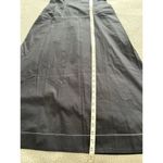 Madewell Jinni Dress Short Puff Sleeve Drop Waist Top Stitching Accent Black 4 Photo 7