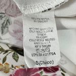 Women's | Aime | White Floral 3/4 Sleeve Flowy Crew Neckline Dress Photo 7