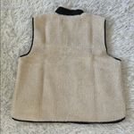New Sweet Lovely by Jen Women’s Sherpa vest in off white and black Plus size 2XL Photo 9