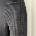Aerie  Groove On Flared Pants Velvet Ribbed High Rise Gray Small New Lounge Boho Photo 5