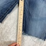 Ariat  Real Denim Womens‎ 30R Blue Jean Shorts Frayed Raw Hem Distressed *flaw* Photo 3