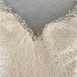 Maggie Sotero Ivory Lace Overlay Wedding Dress Cap Sleeve V Photo 3