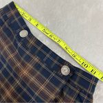 Tracy Evans Vintage size small wrap around vintage plaid skirt rayon blend made in the USA Photo 9