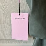 Avec Les Filles Anthropologie  Women’s Faux Leather Cross Back Wrap Romper Size S Photo 9