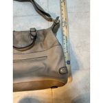 Moda Luxe  Taupe Convertible Satchel Crossbody Bag Gold Hardware Photo 7