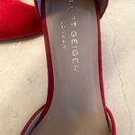 Kurt Geiger  Vibrant Red Suede Heels Photo 5
