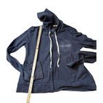 Hollister Womens Navy Blue Zip-Up Hoodie Jacket Size S Cotton/Polyester Photo 6