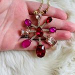 A New Day  Pink Gemstone Statement Necklace NWT Photo 1
