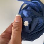 Lululemon Size 12 Blue Energy Bra Long Line Ribbed Medium Support B Photo 3