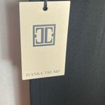Ivanka Trump Black Ankle Pants Size 12 NWT Gold Zippers Stretch Trousers Photo 3