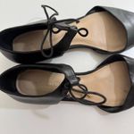 ALDO Black Leather Ankle Strap Pointed Toe Ballet Flats Size 7 Photo 4