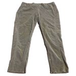 Ralph Lauren LAUREN GRAY CORDUROY HIGH WAIST LEGGINGS PANTS WITH ZIPPERS (12) Photo 9