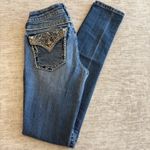 Miss Me Women Embellished Jeans Signature Skinny Low Rise Stretch Tall 34" Sz 27 Photo 8