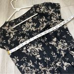 Babaton Aritzia 100% Silk Floral Mini Dress Black (Small) classy cocktail party Photo 1