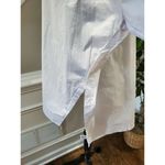 Boutique Why Dress Women's White 100% Cotton V Photo 5