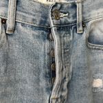 PacSun High Rise Straight Leg Raw Hem Distressed Denim Jeans Photo 5