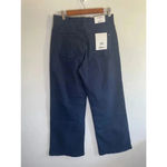 NWT Women's Mica Blue High Rise Wide Leg Navy Blue Slacks Pants Size 30 0121 Photo 4