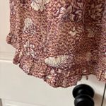 Ulla Johnson  Raquel Midi Skirt Tie Front Detail Floral Ruffle Tiered Size 0 XS Photo 5