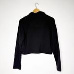 Aerie  Black Cropped Half Zip-Up pullover Active American Eagle Size Small Photo 1