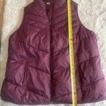 Xersion Packable Puffer Vest Plum Purple Size OX Women Full Zip Pockets Photo 1