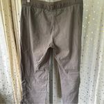 XCVI Women's Poplin Side Ruched Wide Leg Crop Pull On Pants M Discontinued Photo 3