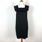 Madewell Sundream Fringe Dress 8 Black Sleeveless Cottagecore Midi Photo 7