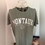 Abercrombie & Fitch Abercrombie green Montauk boyfriend tee S 100% cotton Photo 4