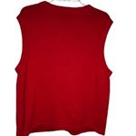 Vintage Bechamel Red Christmas Sweater Vest Size XL Photo 3