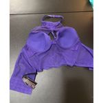 Victoria's Secret  Brilliant Purple Lace High Neck Corset Bra Top Size S NWOT Photo 6