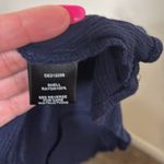 Ark & Co. gold sequined floral dark navy blue dress woman size SMALL Photo 9