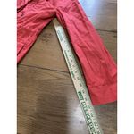 Old Navy Women Rebellion Red Size Medium Long Field Jacket Cotton Zip READ Photo 7