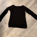 Black Graphic Long Sleeve Top Photo 2