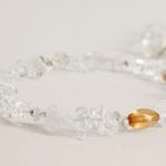 Mango NWT  Semiprecious Stone Hoop Earrings Photo 1