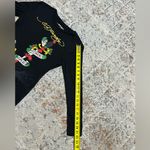 Ed Hardy  LKS Skull Long Sleeve T-shirt mini Dress size large black Y2K retro Photo 11