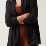 Athleta  Pranayama Wrap cardigan Black Size Small Photo 0