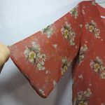 Kaileigh  Floral Boho 3/4 Sleeve Blouse Top Size XL Photo 3