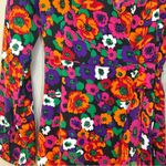 Anna Kay Floral Long Sleeve Ruffle Hem Maxi Wrap Dress Red Size 2 Photo 4