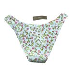 J.Crew Womens Bikini Bottoms Cheeky Mid-Rise High-Cut Leg Floral Blue XXL Photo 3