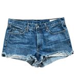 Rag and Bone Margaux Shorts Denim Raw Hem Jean Shorts Size 28 Photo 1