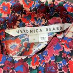 Veronica Beard Colorful Louella Floral Stretch Silk-Satin Minidress Women’s 4 Photo 8