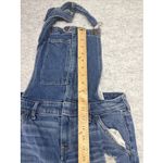 Hollister  Super Skinny Crop Overall Woman's Small Denim Distressed‎ Stretch Photo 5