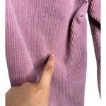 PacSun Womens Pink Corduroy Mom Jean High Rise Pants Button Closure Belt Loops Photo 3