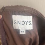 ✨SNDYS Romi Linen Sz XSmall Dress in Chocolate✨ Brown Photo 5