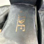Diane Von Furstenberg DVF Diane Von Furstenburg black leather heeled back zip boots size 7.5 M Photo 9