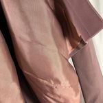 Amanda Smith  Vintage Pure‎ Silk Pant Suit Set Size 16 Zen Minimalism Mauve New Photo 5