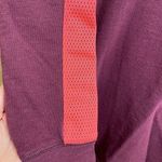 PINK - Victoria's Secret  maroon block logo crewneck sweater, size M Photo 4