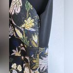 ALC Frank A.L.C “Hayley” tiered floral/black midi dress Women Sz 6 Tiered Silk Midi Dress Photo 4